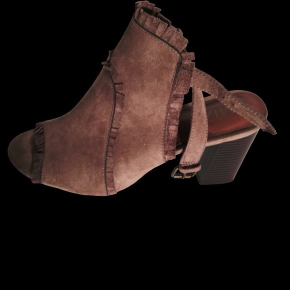 MIA Urban Open Toe Sling Back Block Heel Size 9.5,  Women's Shoes, Stacked Heel - Picture 11 of 12